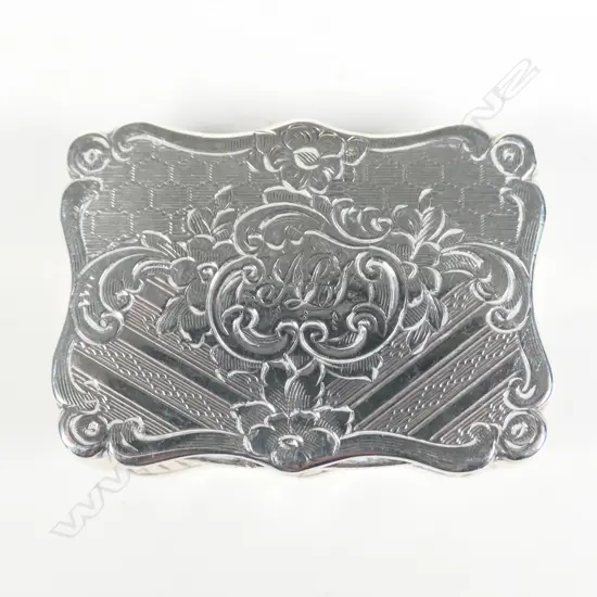 A Victorian silver vinaigrette