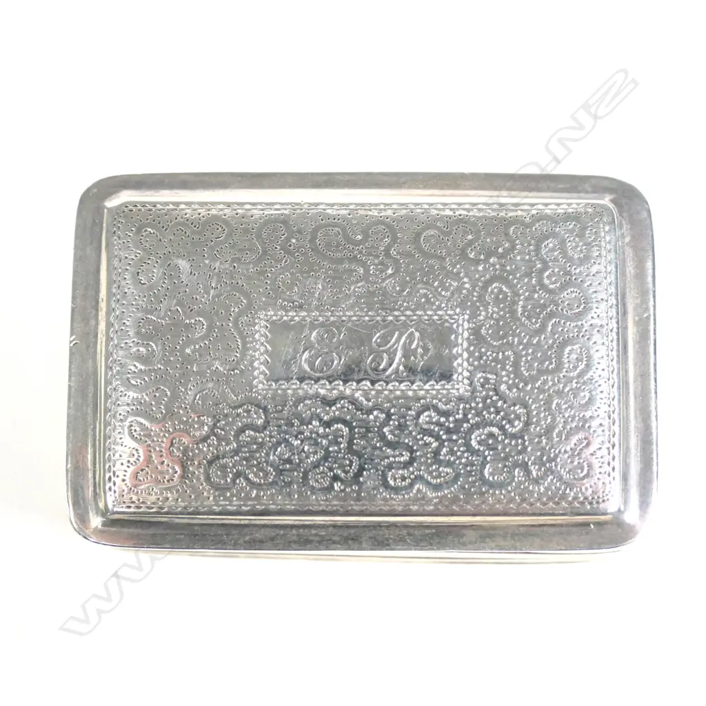 A George IV silver vinaigrette Image 1++