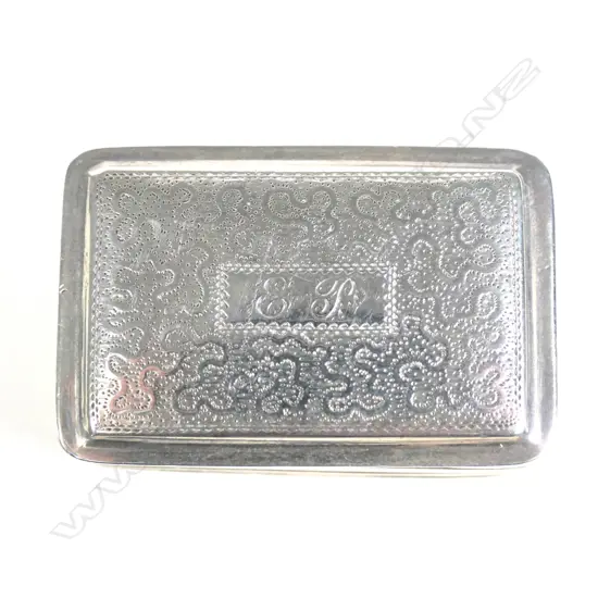 A George IV silver vinaigrette