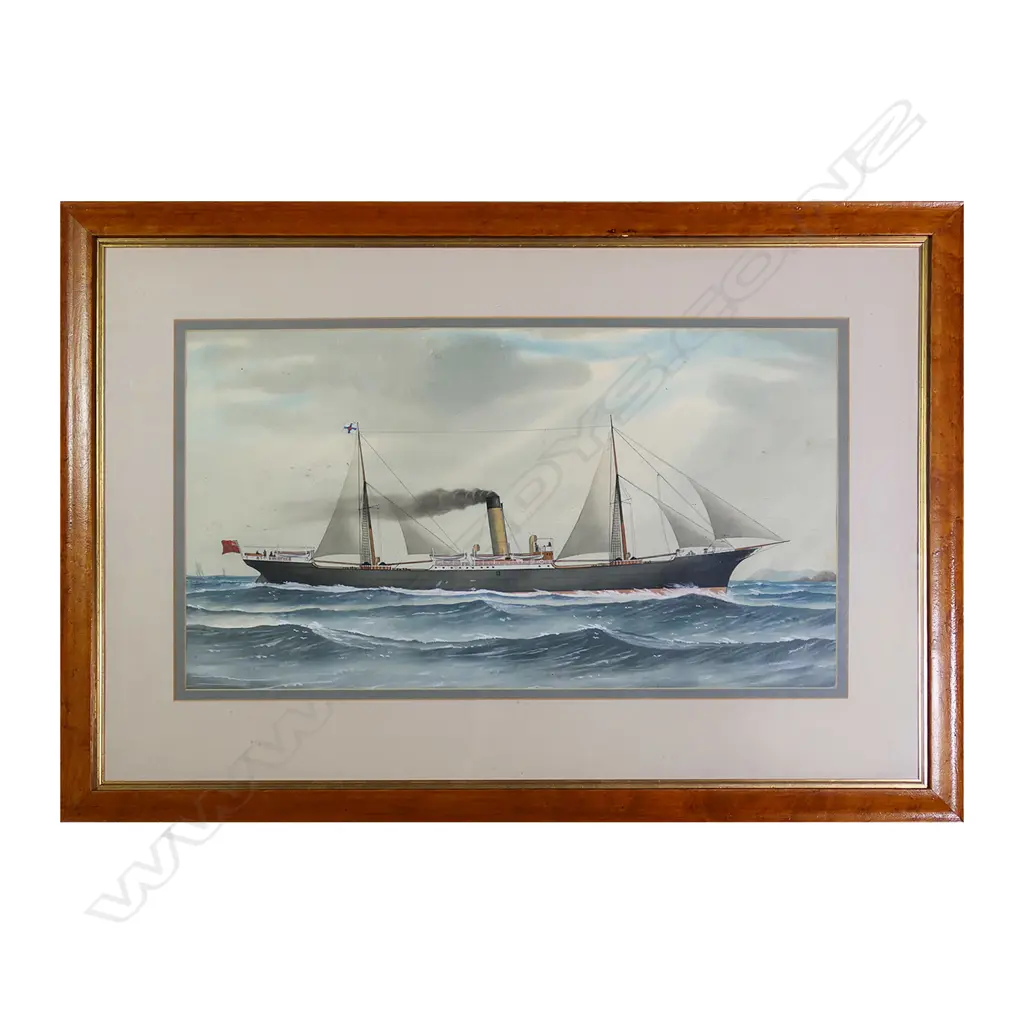 George W. R. Bourne (Aust. 1858-1910) 'Wollauna off Brack Rock Island Image 1++