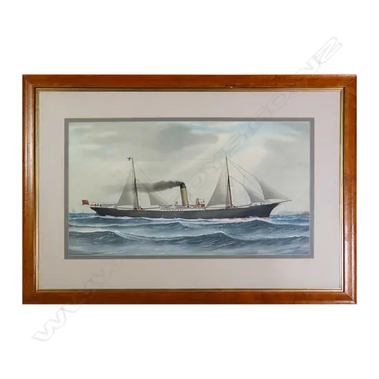 George W. R. Bourne (Aust. 1858-1910) 'Wollauna off Brack Rock Island