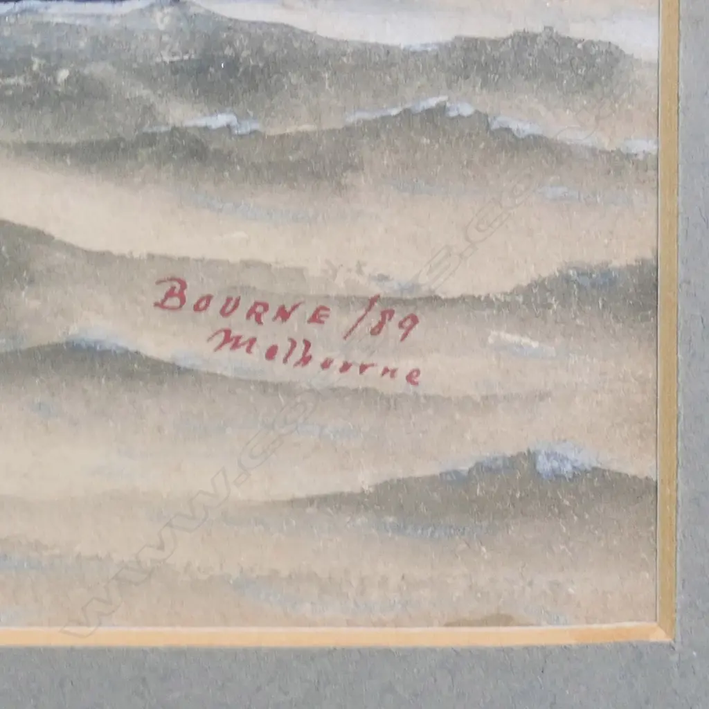 George W. R. Bourne (Aust. 1858-1910) Image 1++