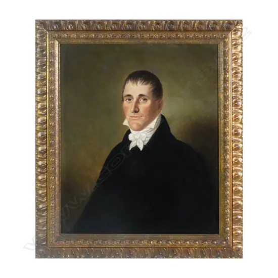 19thC oil portrait of a gentleman