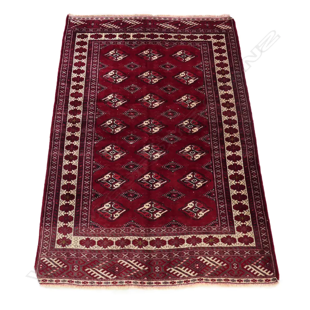 A Turkman hand knotted rug Image 1++