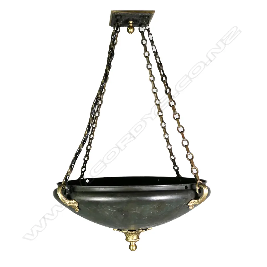 A French circular plafonnier light Image 1++