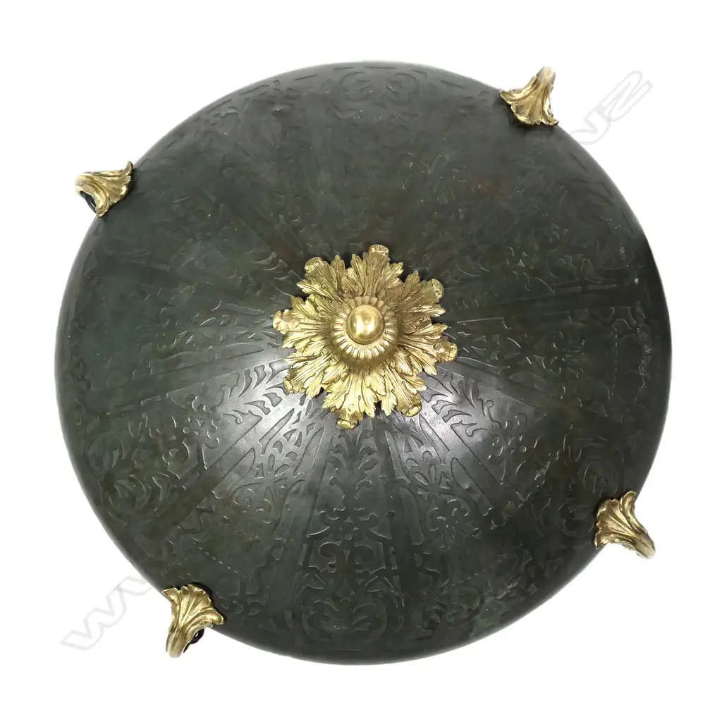 A French circular plafonnier light Image 1++