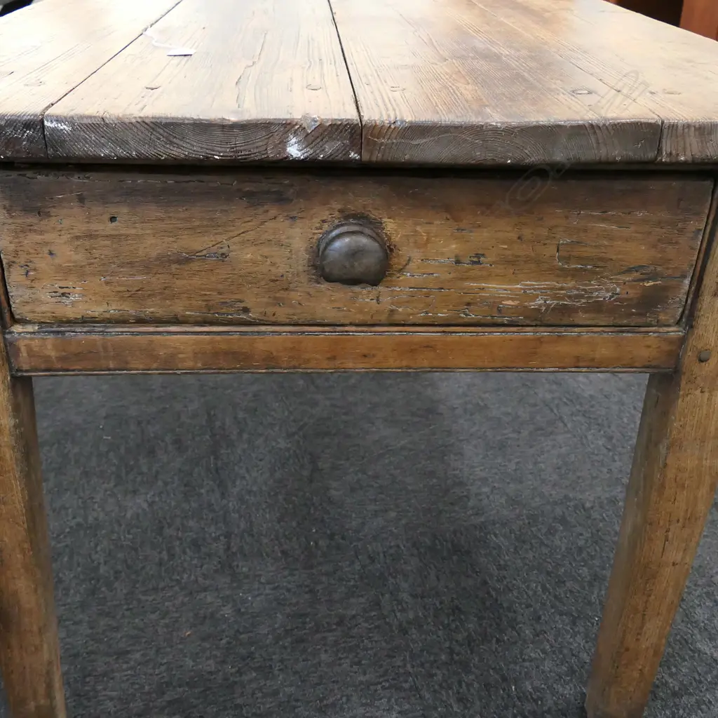 A small French country fruitwood dining table Image 1++