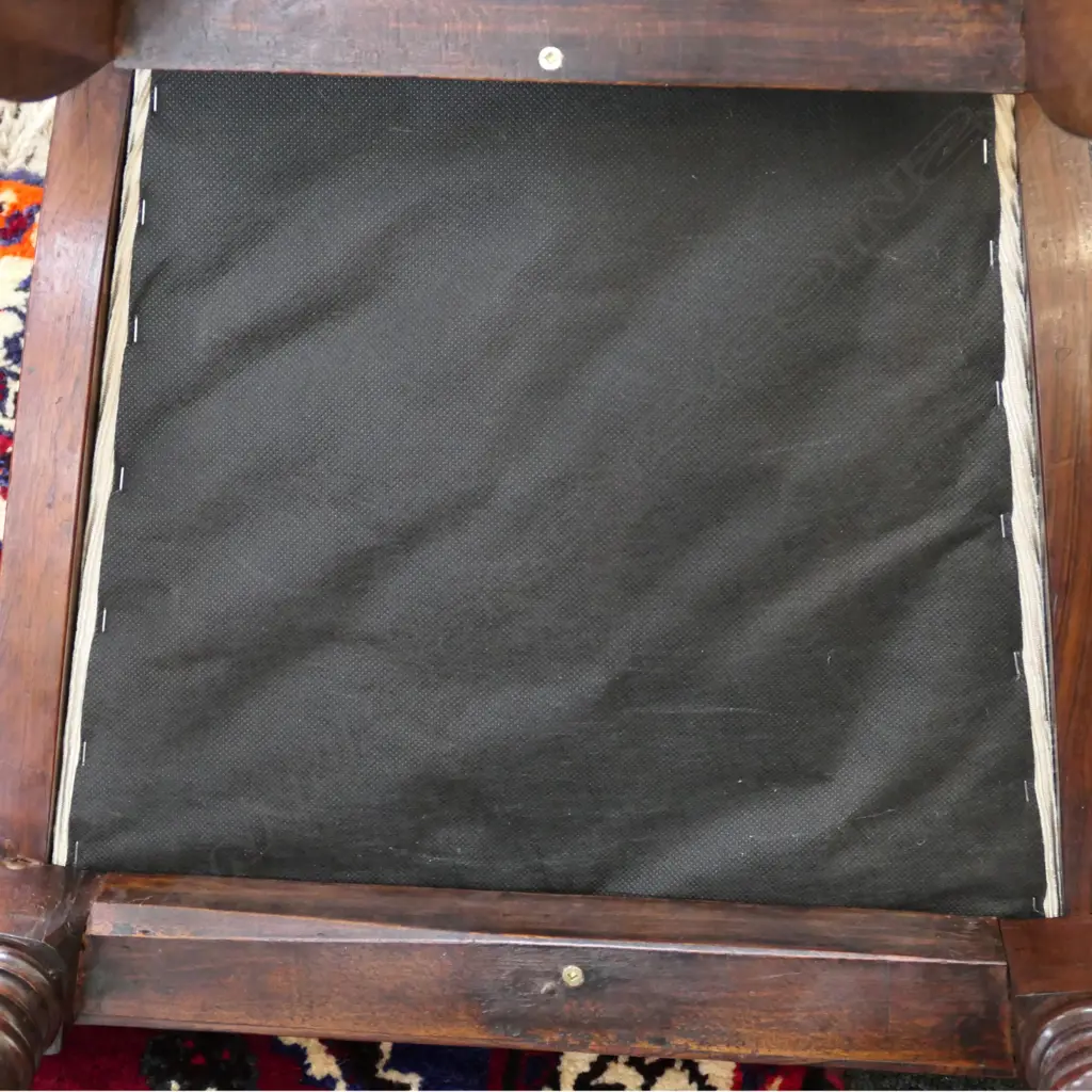 Four William IV rosewood dining chairs Image 1++