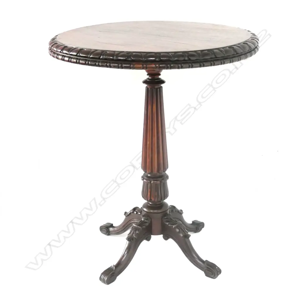 A Regency rosewood wine table Image 1++
