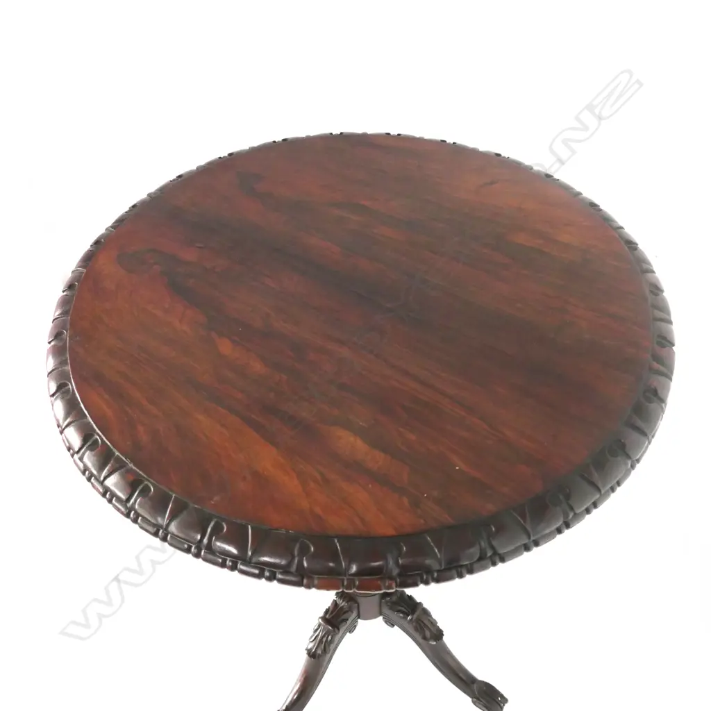 A Regency rosewood wine table Image 1++