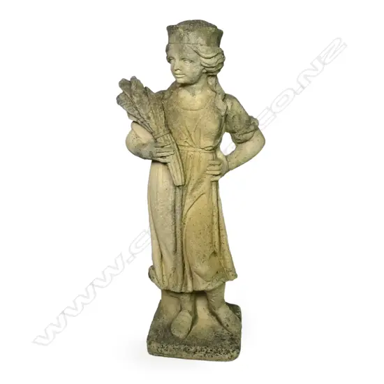 A Church Stone garden statue ‘Autumn’