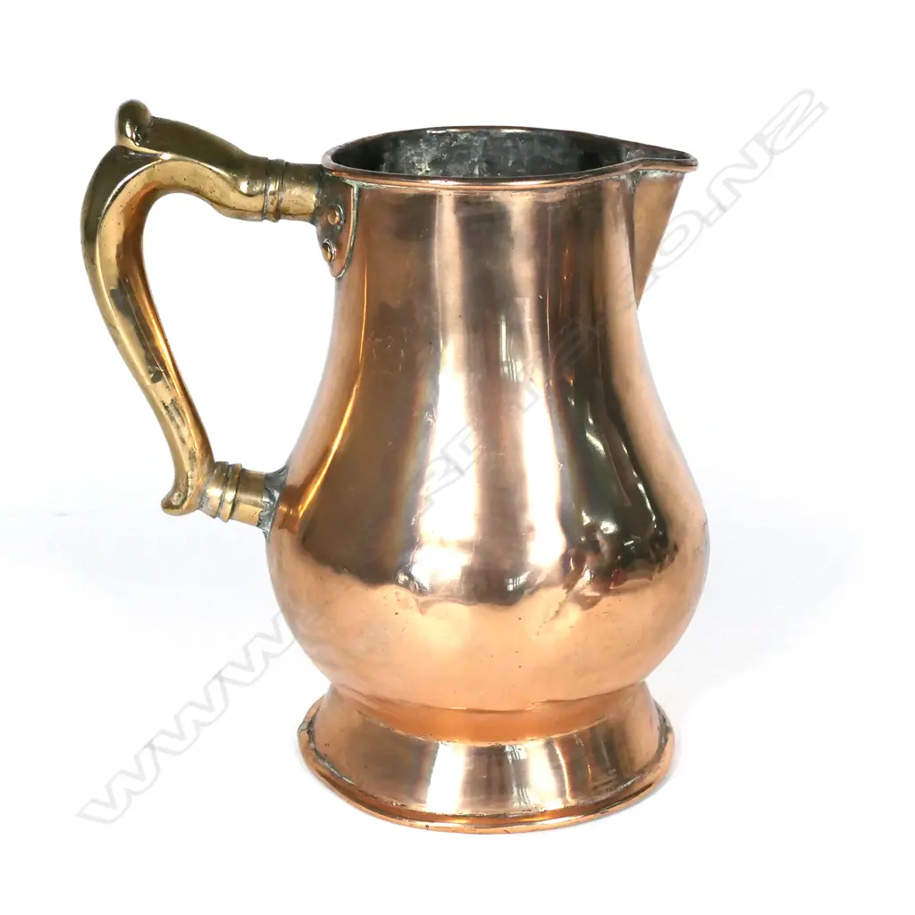 A 19thC large copper jug Image 1++