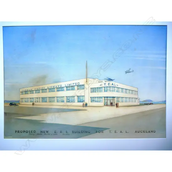 A unique architectural rendition of the (proposed) T.E.A.L HQ at Mechanic's Bay