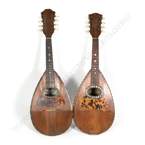 A pair of vintage mandolins