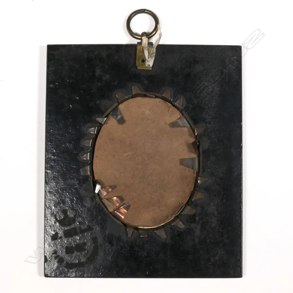 An 19thC miniature portrait of a man Image 1++