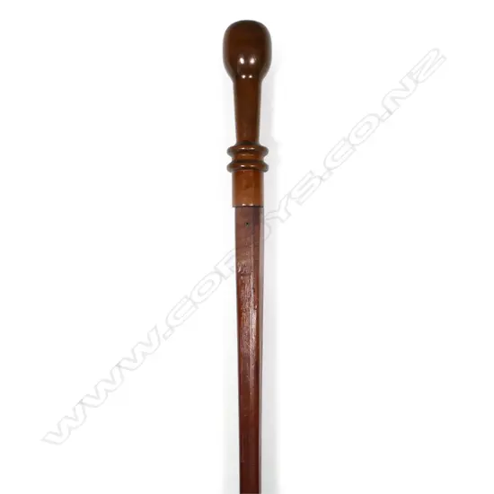 A sword stick cane