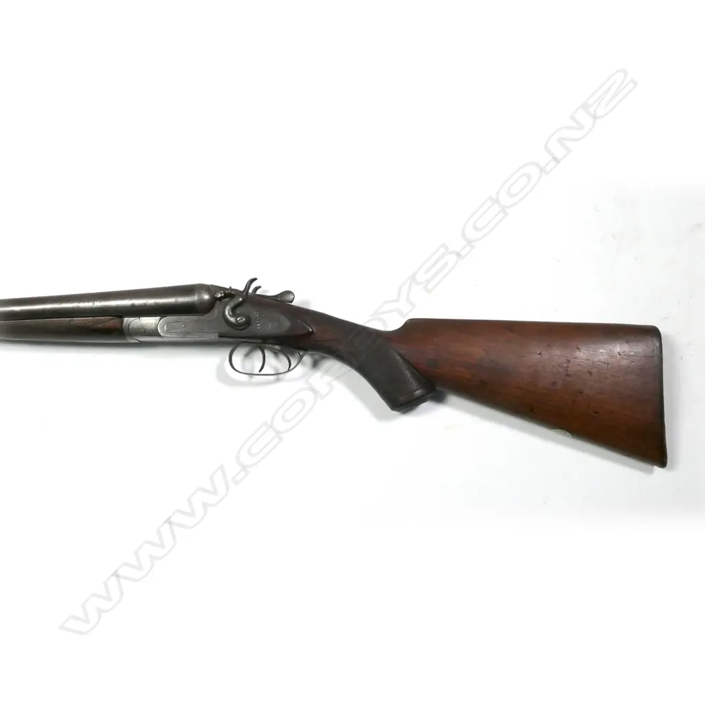 An 1890'S Webley & Scott & Son 12g double barrel shotgun Image 1++