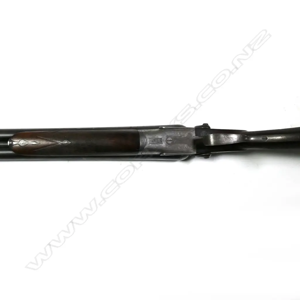 An 1890'S Webley & Scott & Son 12g double barrel shotgun Image 1++
