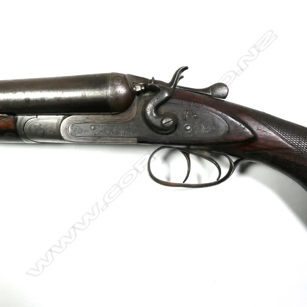 An 1890'S Webley & Scott & Son 12g double barrel shotgun Image 1++