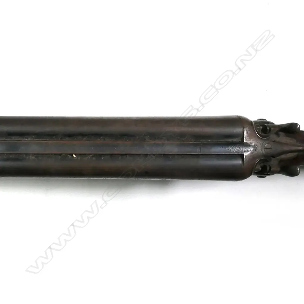An 1890'S Webley & Scott & Son 12g double barrel shotgun Image 1++