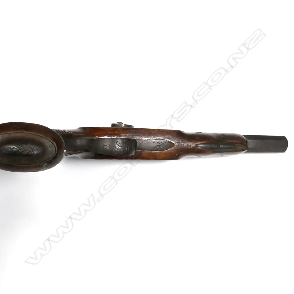 An antique French or Belgium percussion pistol Image 1++