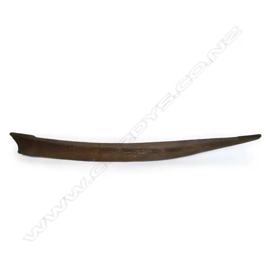 An old Samoan model paopao (dugout outrigger canoe),