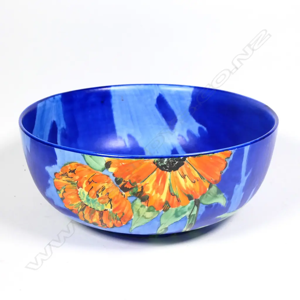 A Clarice Cliff Bizarre 'Marigold' large bowl Image 1++