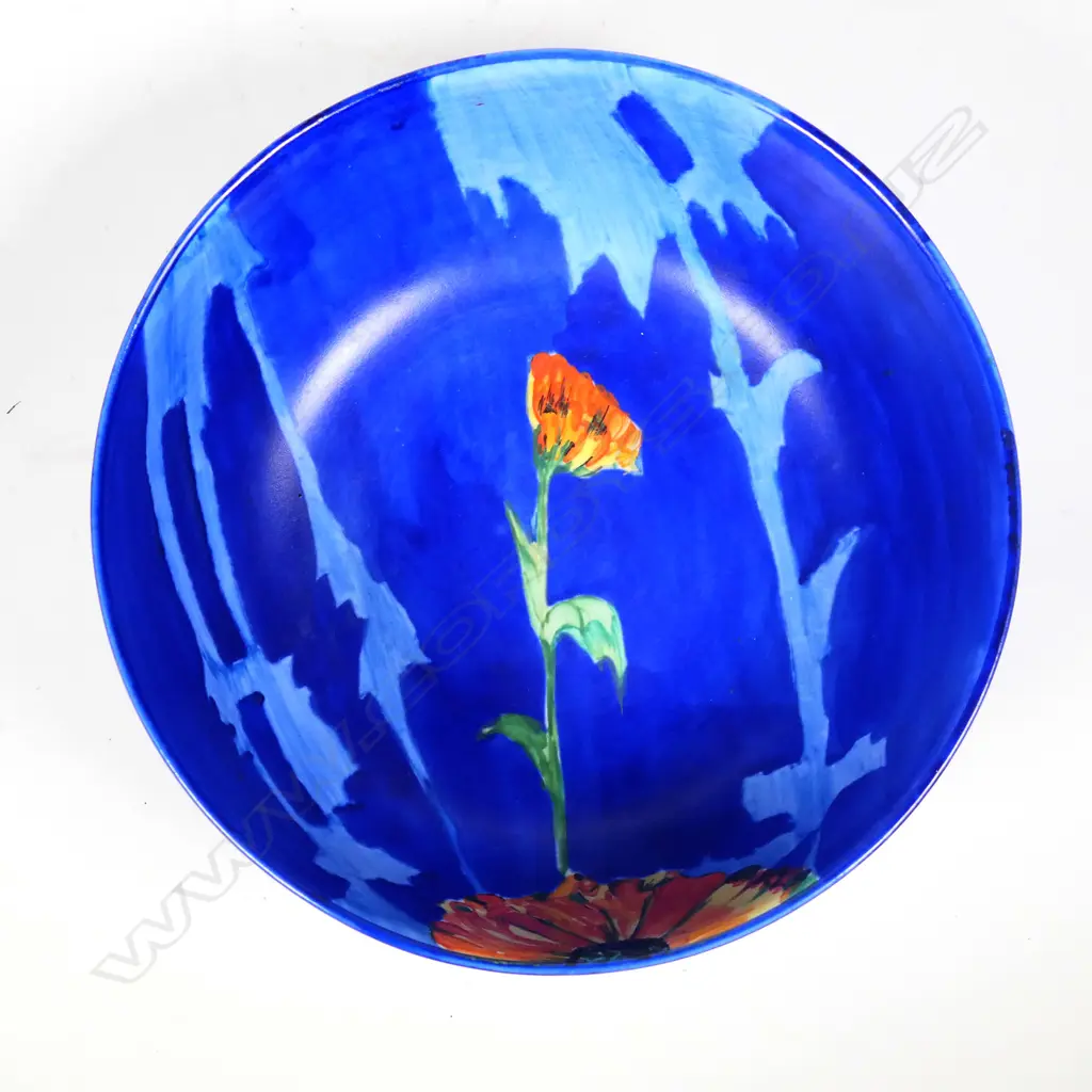 A Clarice Cliff Bizarre 'Marigold' large bowl Image 1++