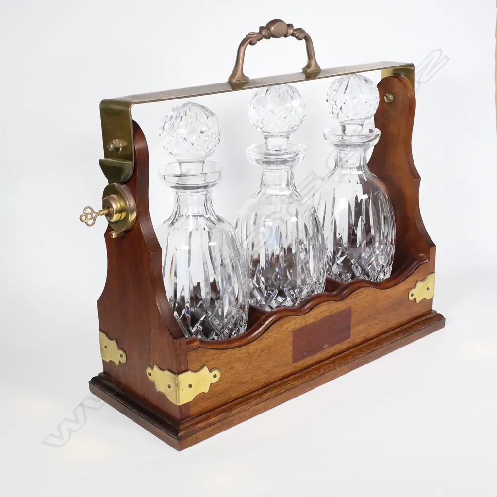 Three Waterford Lismore pattern decanters Image 1++