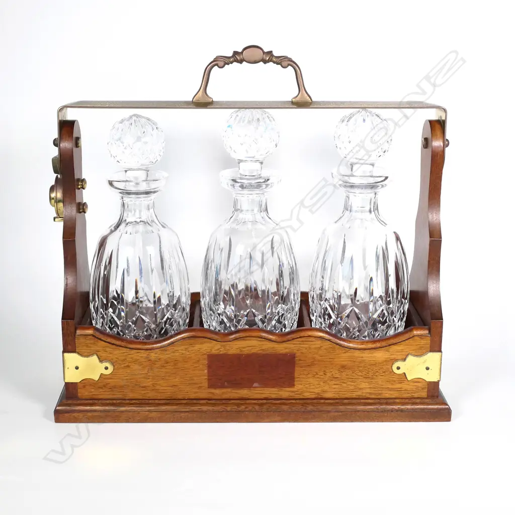 Three Waterford Lismore pattern decanters Image 1++