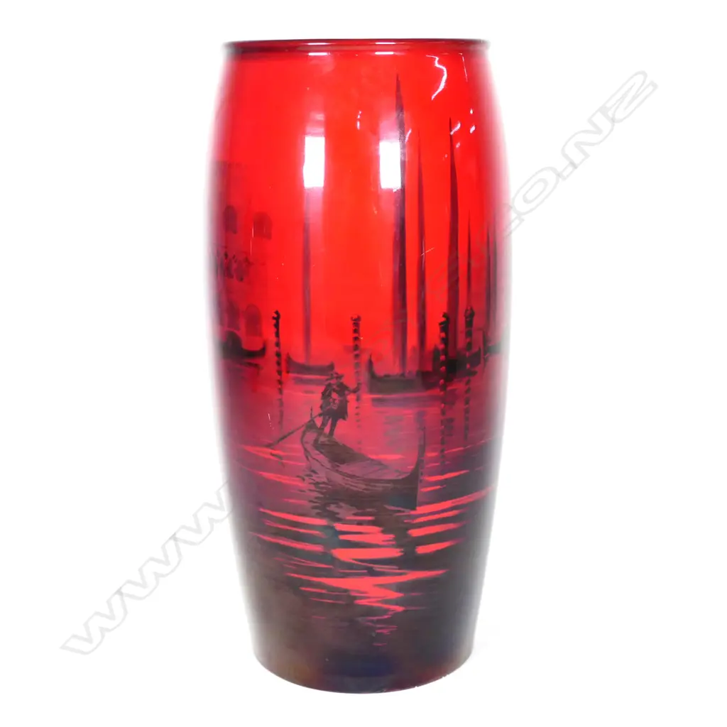 An impressive Royal Doulton flambe vase Image 1++