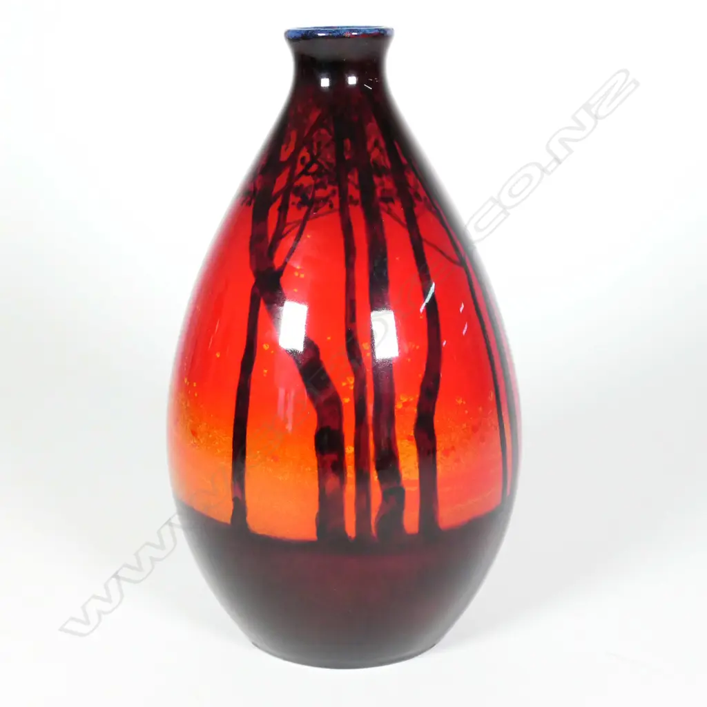 A Royal Doulton Sung flambe vase Image 1++