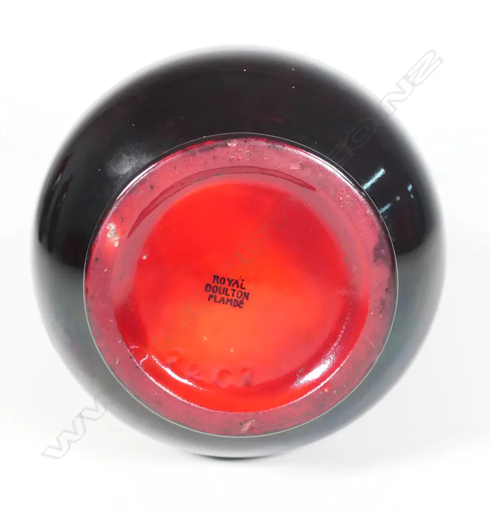 A Royal Doulton flambe vase Image 1++