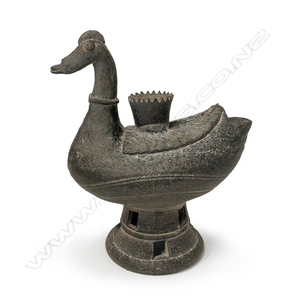 A Chinese ancient style duck form pouring vessel Image 1++