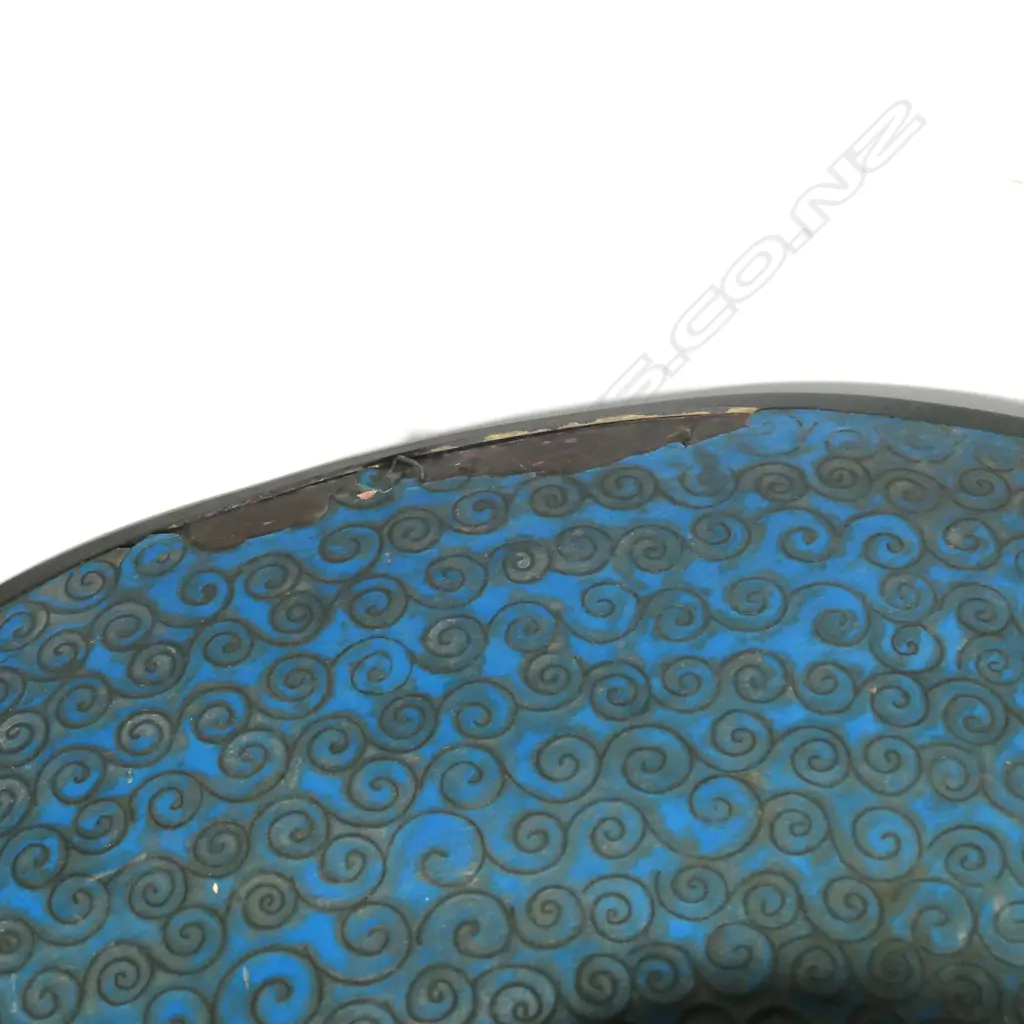 A massive 19thC Japanese cloisonné charger Image 1++