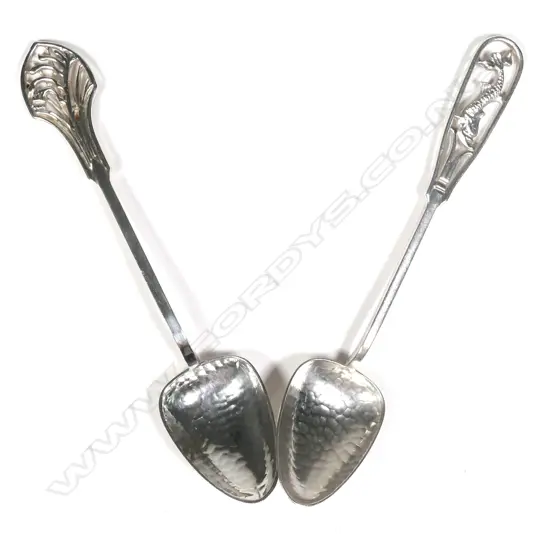 Two Australian silver spoons
