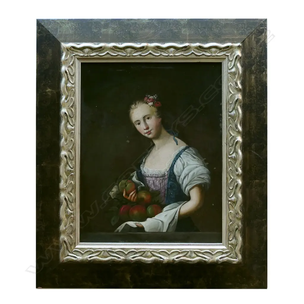 An eighteenth-century style portrait of a young woman Image 1++