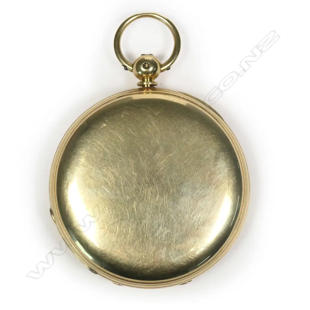 An 18ct gold cased hunter pocket watch Image 1++