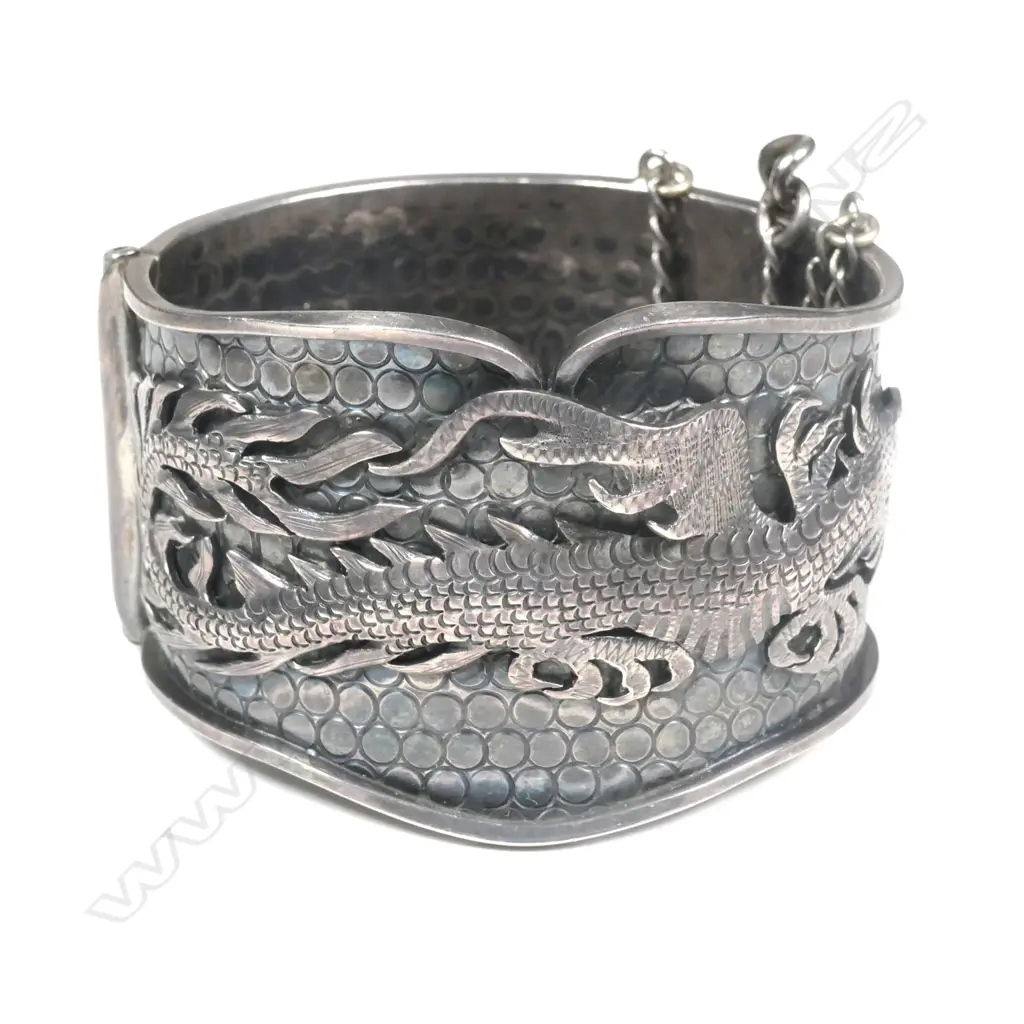 A vintage Tony Buller silver hinged bangle Image 1++