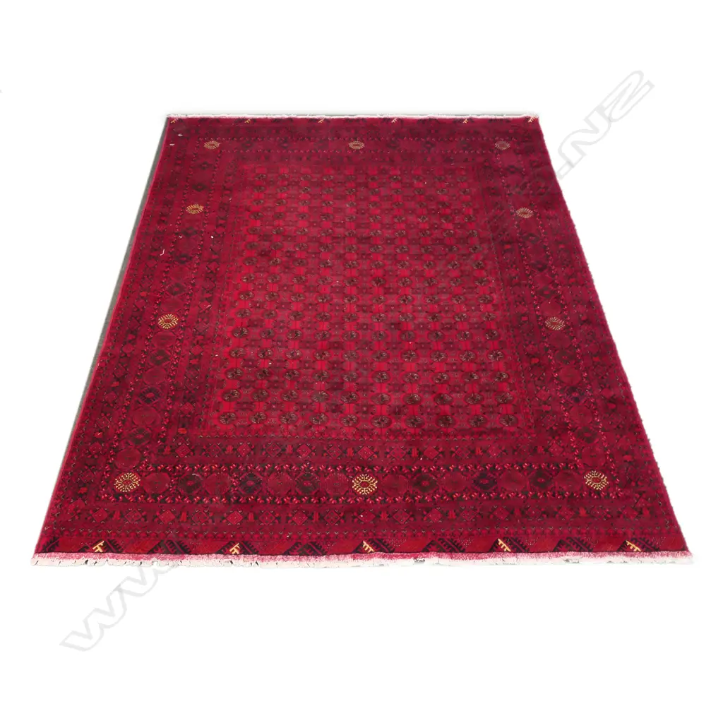 A large Turkman hand knotted carpet Image 1++