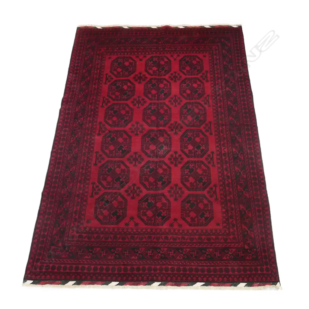 A large Turkman hand knotted carpet Image 1++