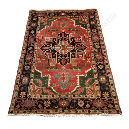 A Persian hand knotted carpet