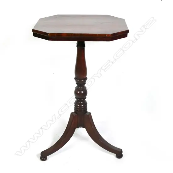 A Regency oak wine table