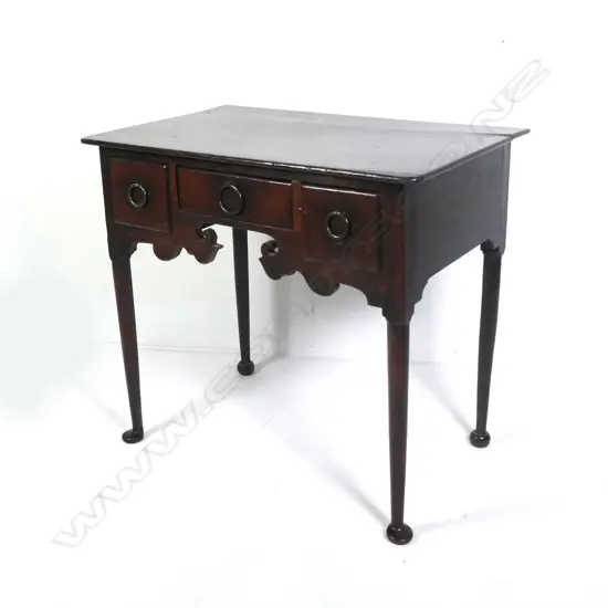 A George II oak lowboy