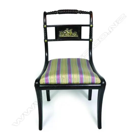A Regency mahogany chair