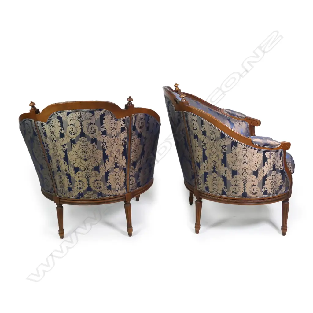 A pair of French style armchairs Image 1++