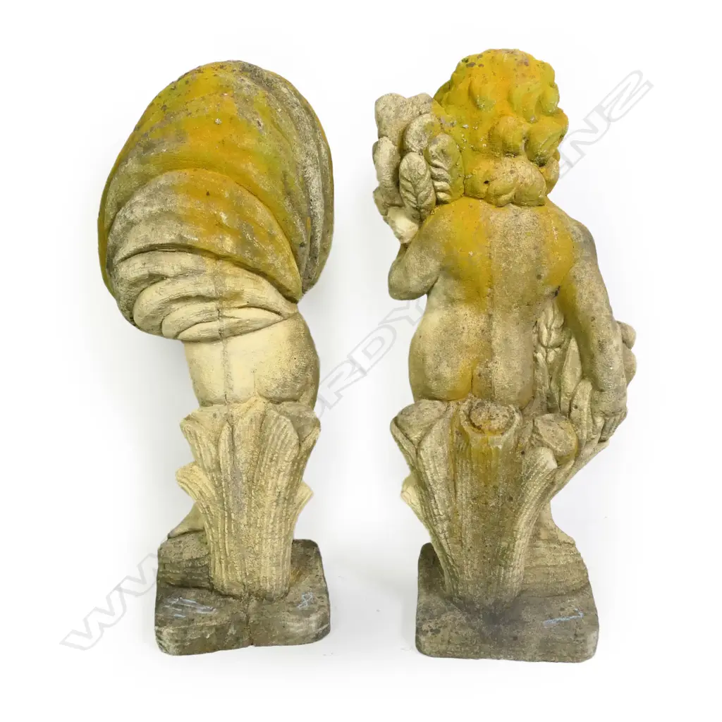 A pair of Church Stone garden statues Image 1++