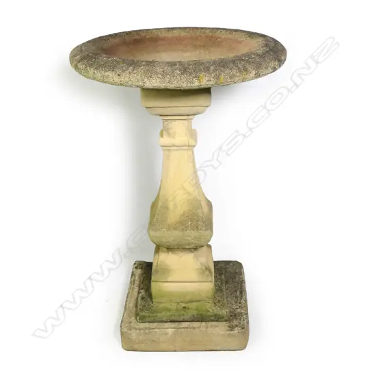 A Church Stone 'Windsor' bird bath