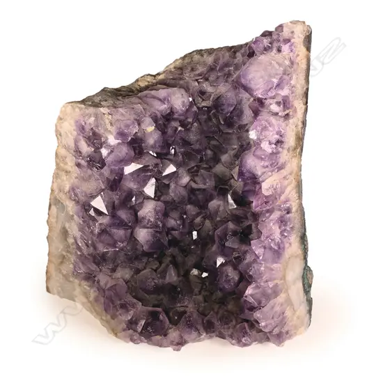 A large amethyst geode