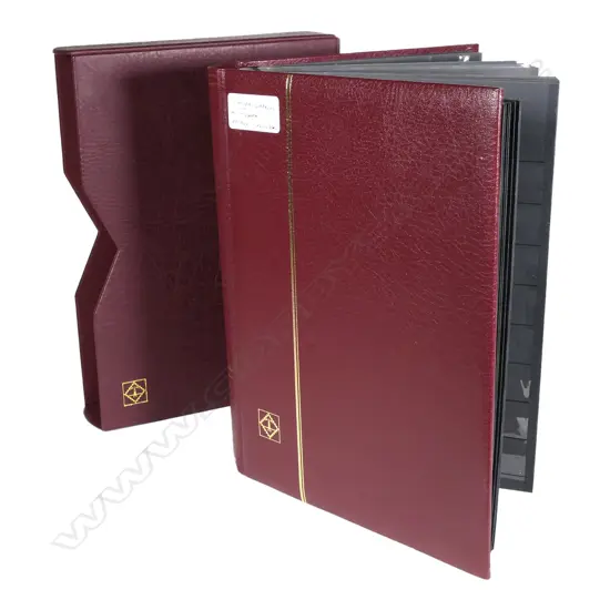 A large Chinese stamp collection in album